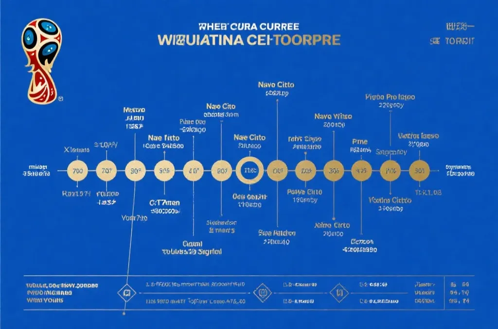 世界杯赛程与北京时间对照的视觉化信息图
